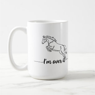 Caneca De Café Salto de Cavalo - Estou por cima