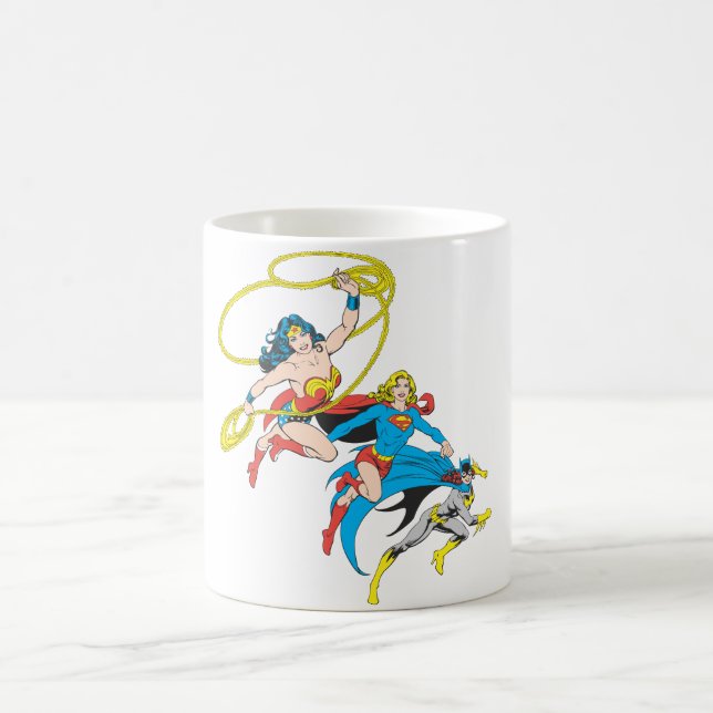Caneca De Café Salto de Superheroínas (Centro)