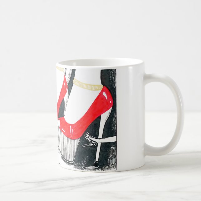 Caneca De Café Saltos altos no quadro (Direita)