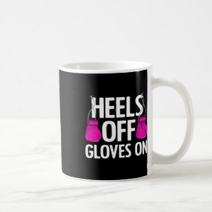 Caneca De Café Saltos Engraçados Fora Luvas Postas Arte Para Boxe