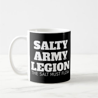 Caneca De Café SALTY ARMY É LEGIÃO O Sal Deve Fluir T Shirt