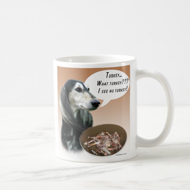 Caneca De Café Saluki Turquia (Direita)