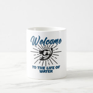 Caneca De Café Salvador De Vida Perfeito - Bem-Vindo À Vida Da Ág