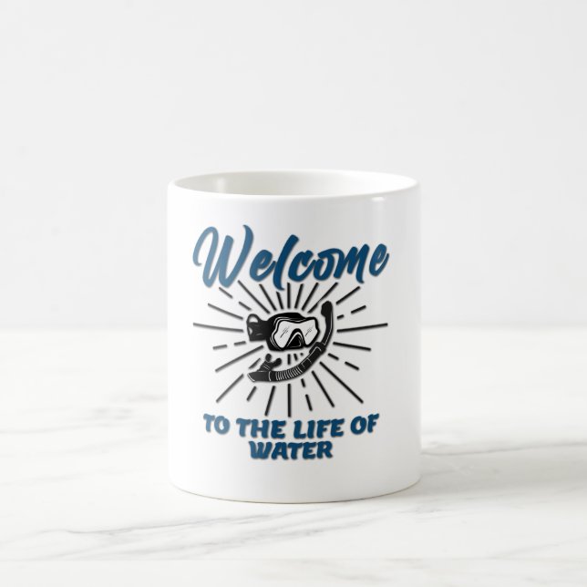 Caneca De Café Salvador De Vida Perfeito - Bem-Vindo À Vida Da Ág (Centro)
