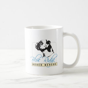 Caneca De Café Salvamento azul do pugilista de Ridge