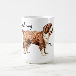 Caneca De Café Salvamento do Cão de Água Espanhol