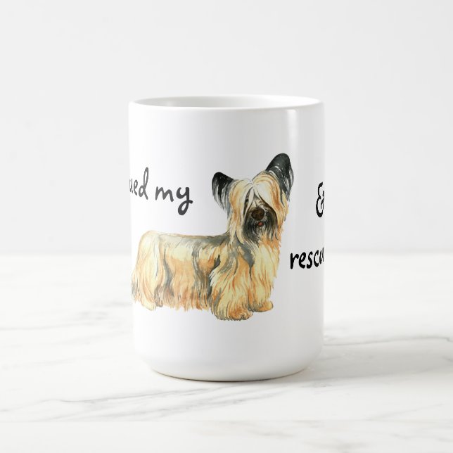 Caneca De Café Salvamento Skye Terrier (Centro)