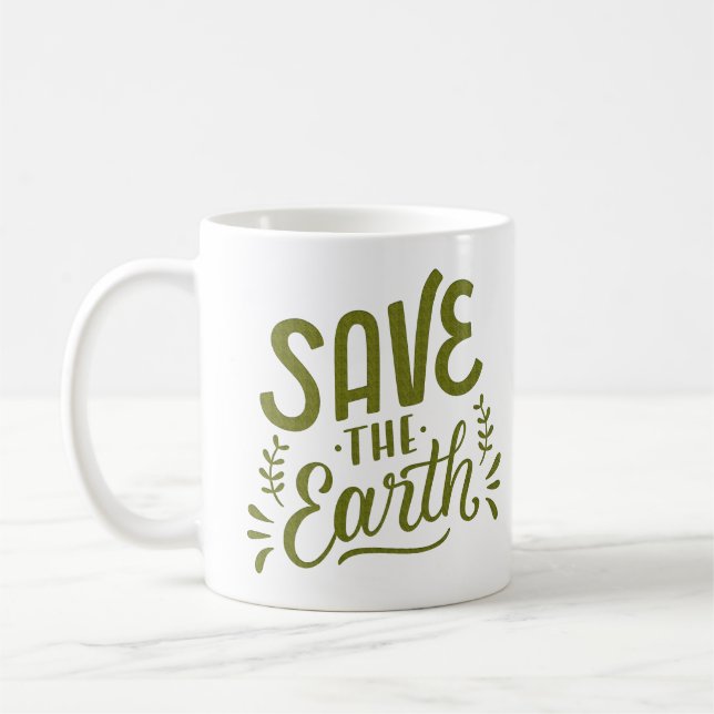 CANECA DE CAFÉ SALVAR A TERRA (Esquerda)