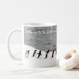 Caneca De Café Salvar Adélie Penguins por RoseWrites