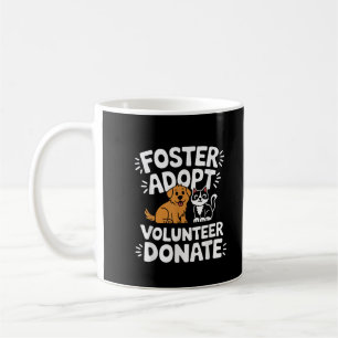 Caneca De Café Salvar Adoção de Animais Acolhimento Voluntariado 