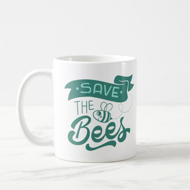 CANECA DE CAFÉ SALVAR AS ABELHAS (Esquerda)