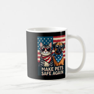 Caneca De Café Salvar gatos cachorros torna animais de estimação