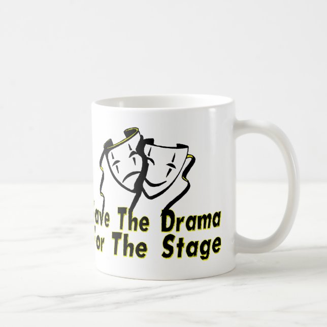 Caneca De Café Salvar o drama (Direita)