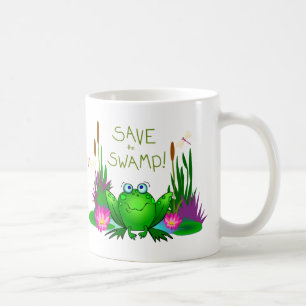 Caneca De Café Salvar o pântano Twitchy o sapo