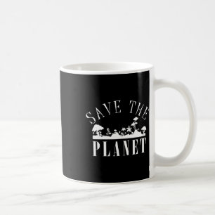 Caneca De Café Salvar o Planeta Proteção Ambiental Dia da Terra