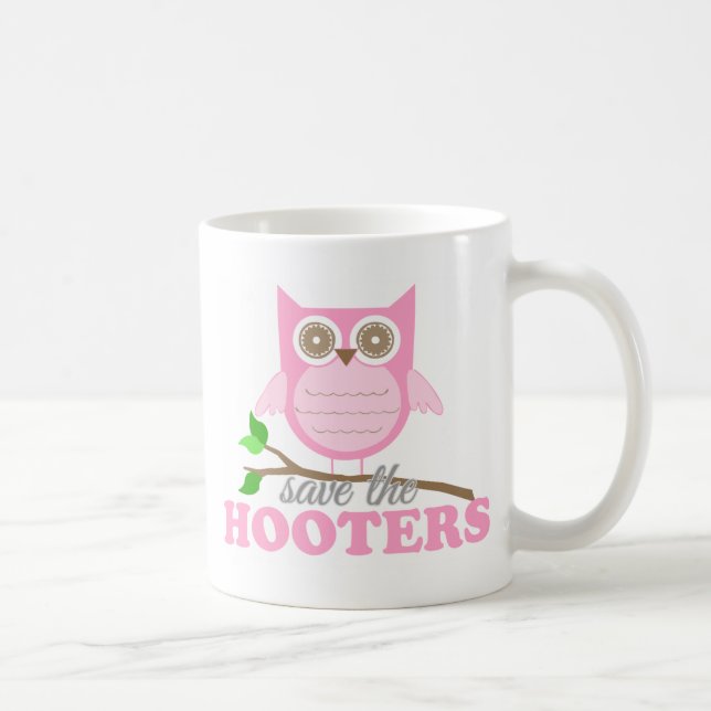 Caneca De Café Salvar os Hooters (Direita)