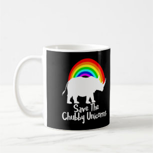 Caneca De Café Salvar os unicórnios carnudos