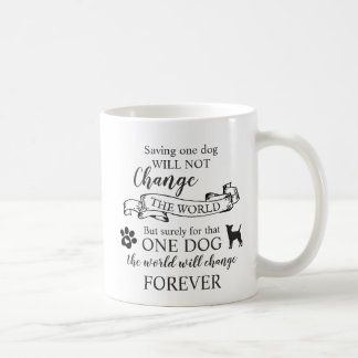 Caneca De Café Salvar Um Cachorro Não Mudará O Mundo