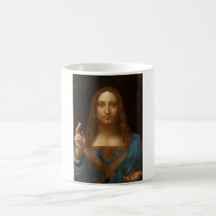 Caneca De Café Salvator Mundi (por Leonardo da Vinci)