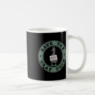 Caneca De Café Salve A Fazenda De Natal Do Pato Da Cinza Engraçad