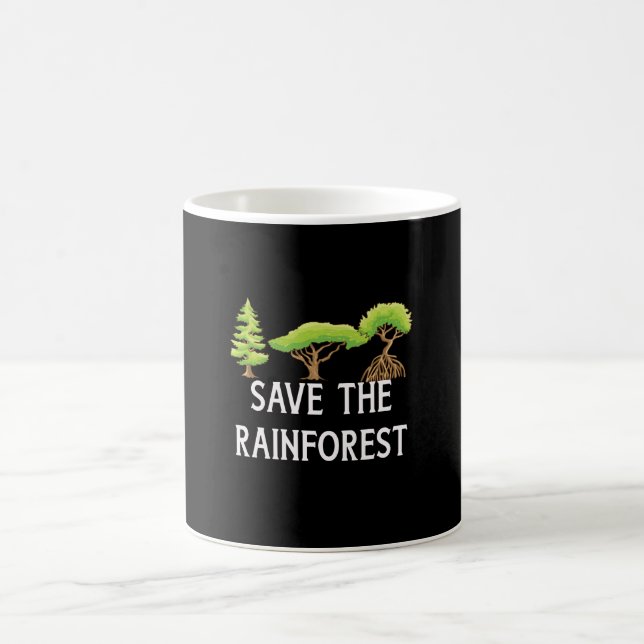 Caneca De Café Salve A Floresta Tropical (Centro)