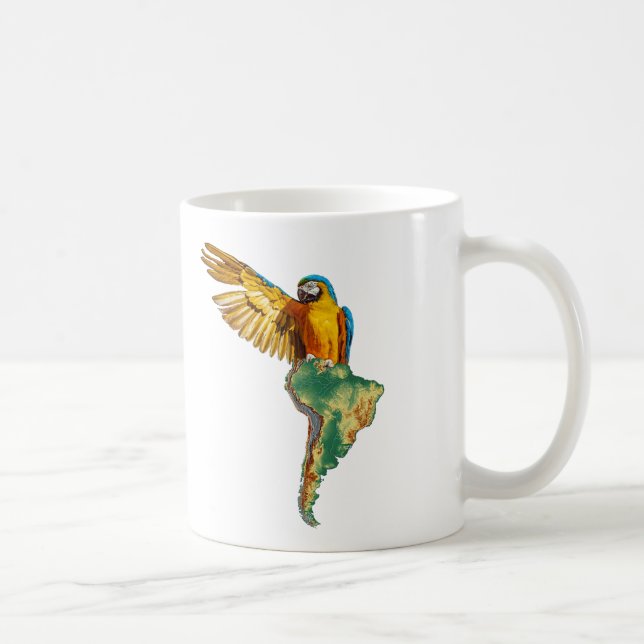 Caneca De Café Salve A Floresta Tropical (Direita)