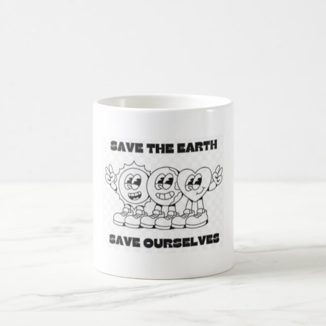 Caneca de café - Salve a terra (Centro)