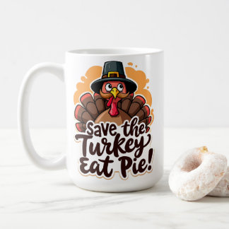 Caneca De Café Salve a Turquia, coma torta!