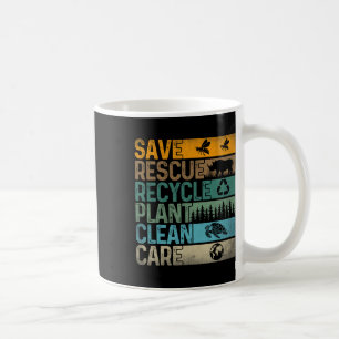 Caneca De Café Salve Abelhas Salvando Animais Reciclares Plástico