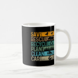 Caneca De Café Salve Abelhas Salvando Animais Reciclares Plástico