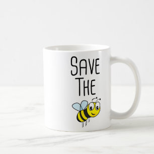 Caneca De Café Salve As Abelhas - Beeke De Proteção Ambiental