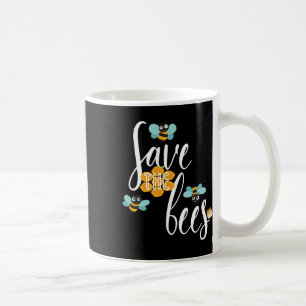 Caneca De Café Salve As Abelhas Do Planeta Sobre A Terra.