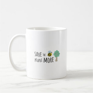 Caneca De Café Salve as Abelhas, Plante Mais Árvores!