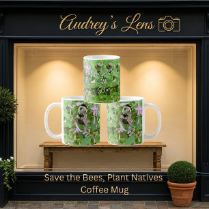 Caneca De Café Salve as Abelhas, Plante Nativas