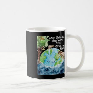 Caneca De Café Salve As Abelhas - Proteção Ambiental Dia Da Terra