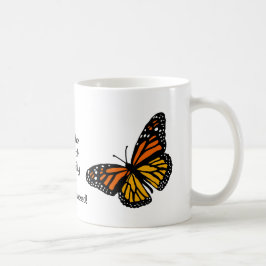 Caneca De Café Salve as Borboletas Monarca - Plante Milkweed! Can