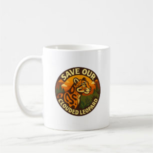 Caneca De Café Salve Nossa Pantera Nebulosa – Pantera Nebulosa Fe