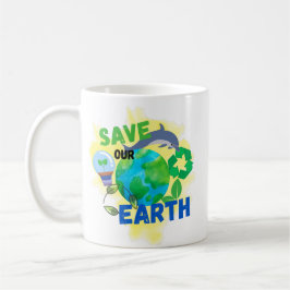 Caneca De Café Salve nossa Terra