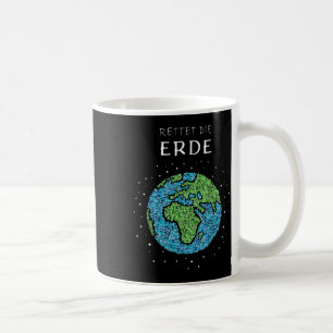 Caneca De Café Salve O Clipe De Proteção Ambiental Do Globo Da Te