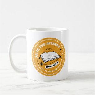 Caneca De Café Salve o Interps Mug