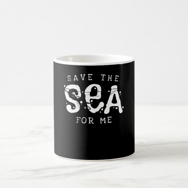 Caneca De Café Salve o mar para mim (Centro)
