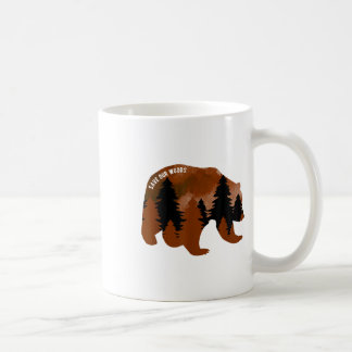 Caneca De Café Salve o nosso Urso de Proteção Ambiental das Flore