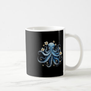 Caneca De Café Salve o Oceano Azul Octopus Lado Mar ao Vivo Salva
