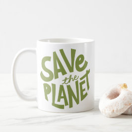 Caneca De Café Salve o Planeta Eco Design