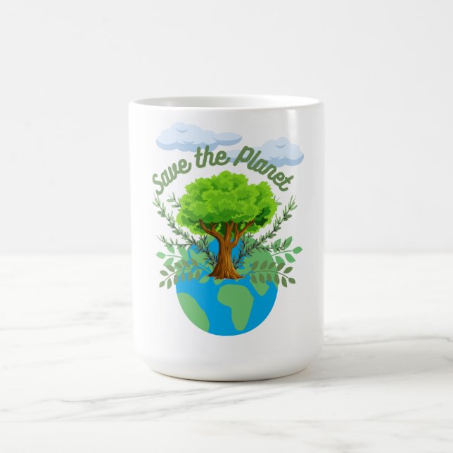 Caneca De Café Salve o Planeta Mug (Centro)