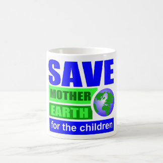 Caneca De Café Salve o planeta Mug