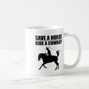 Caneca De Café Salve Um Cavalo &amp; Cavalgar Um Cowboy É Meu Cav