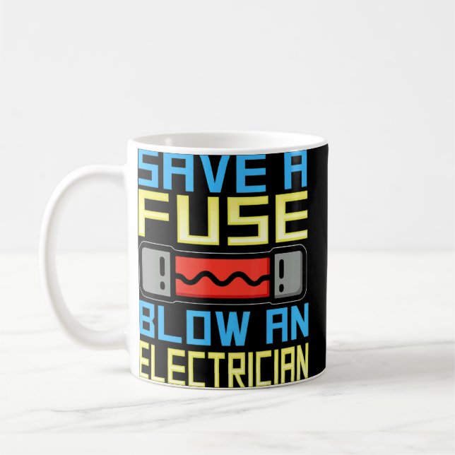 Caneca De Café Salve Um Fusível Explode Um Eletrônico (Esquerda)