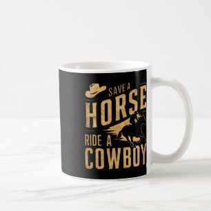 Caneca De Café Salve Uma Corrida De Cavalo Uma Coroa Engraçada Ro