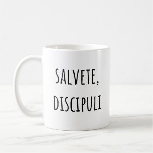 Caneca De Café Salvete Discipuli - Saudações Estudantes Latinos